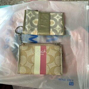 2 coach wallets! Two for one price!